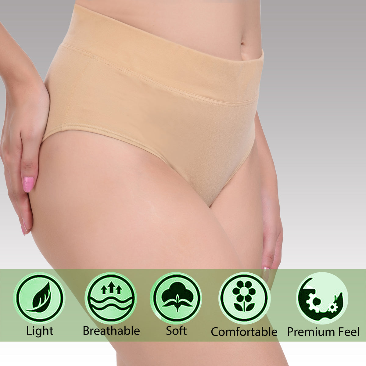Nude Sofia Sports Panty for Women