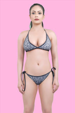 Bruchi Club Women Grey Printed Bikini Set Oline shopping in India