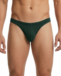 Men’s Bottel Green Cheekini Brief – Minimal Design, Everyday Comfort, No Ride Up
