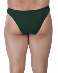Men’s Bottel Green Cheekini Brief – Minimal Design, Everyday Comfort, No Ride Up