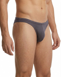 Men Charcoal Gray Cheekini Brief – Minimal Design for Everyday Comfort No Ride Up