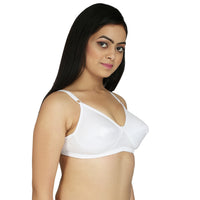 White Cotton Bra For women