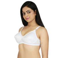 White Cotton Bra For women
