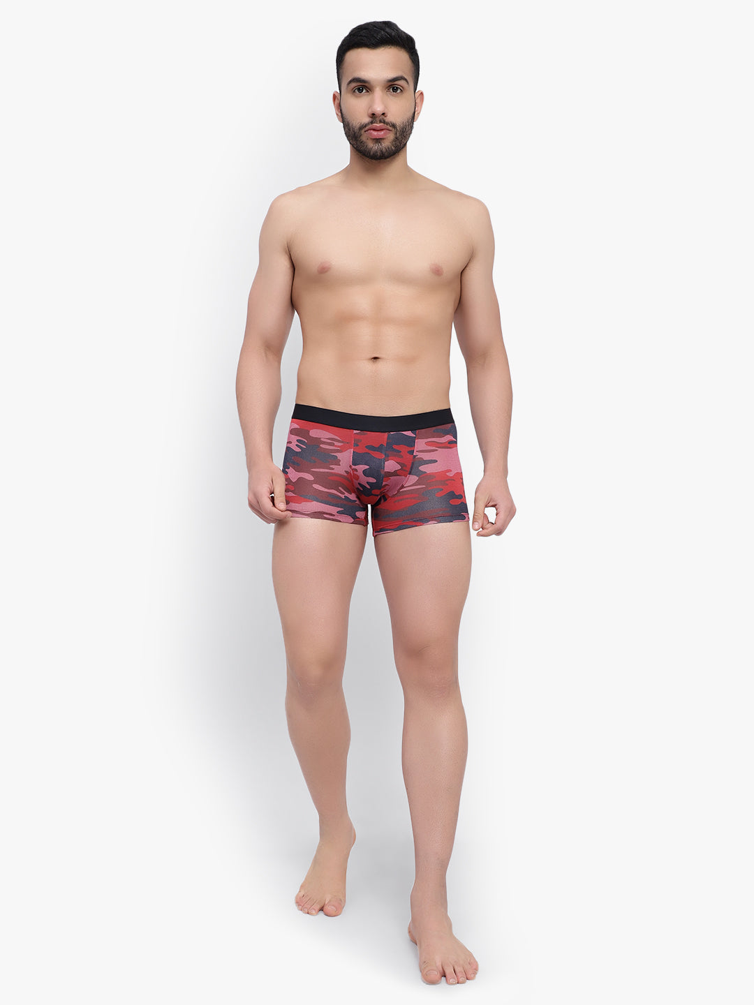 Men's Marron Modal Trunks Men Underwear - No Ride Up