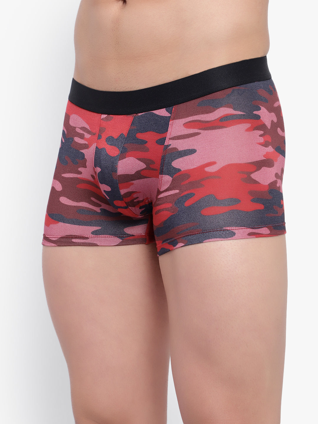 Men's Marron Modal Trunks Men Underwear - No Ride Up
