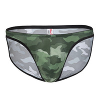 Printed Nylon Men Bikini Briefs