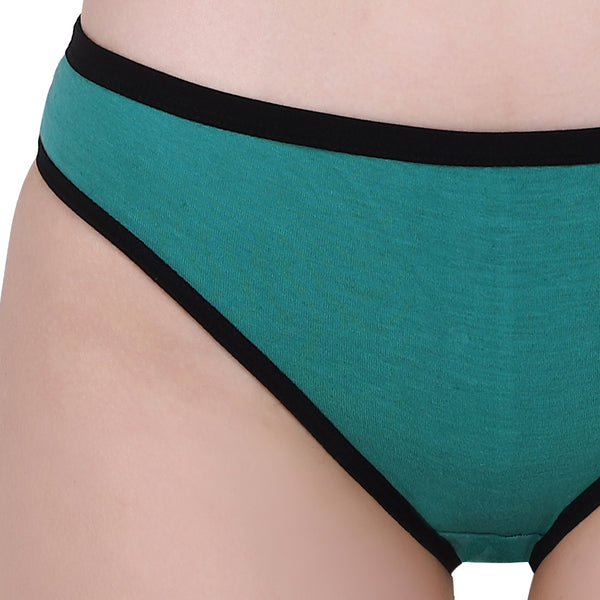 Green Black Panty for women
