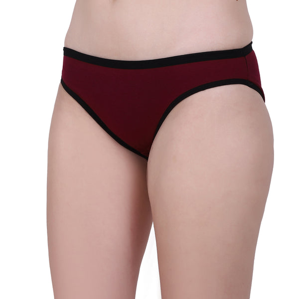 Wine Black Panty for women