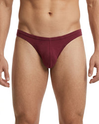 Men Maroon Cheekini Brief – Minimal Design, Everyday Comfort, No Ride Up