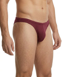 Men Maroon Cheekini Brief – Minimal Design, Everyday Comfort, No Ride Up