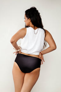 Black Ployamide Panty for women