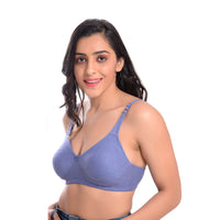 Blue T-shiirt Bra for women