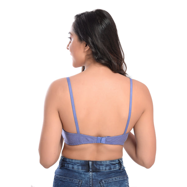 Blue T-shiirt Bra for women