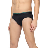 Antar Hemp Men Briefs Black