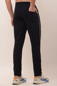 Being Deshi Men Cotton Contrast Piping Lounge Pyjama