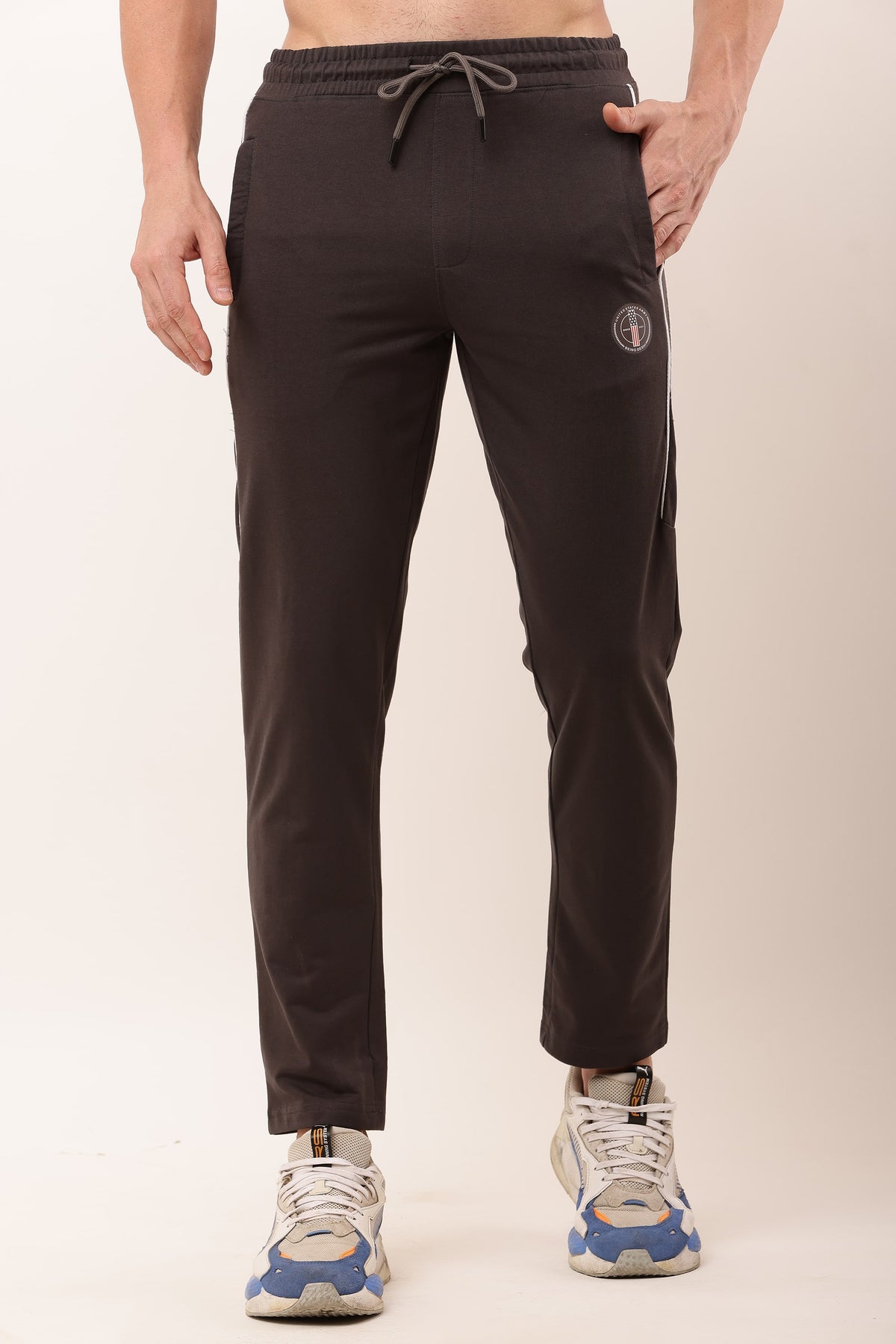 Being Deshi Men Cotton Side Tape Lounge Pyjama