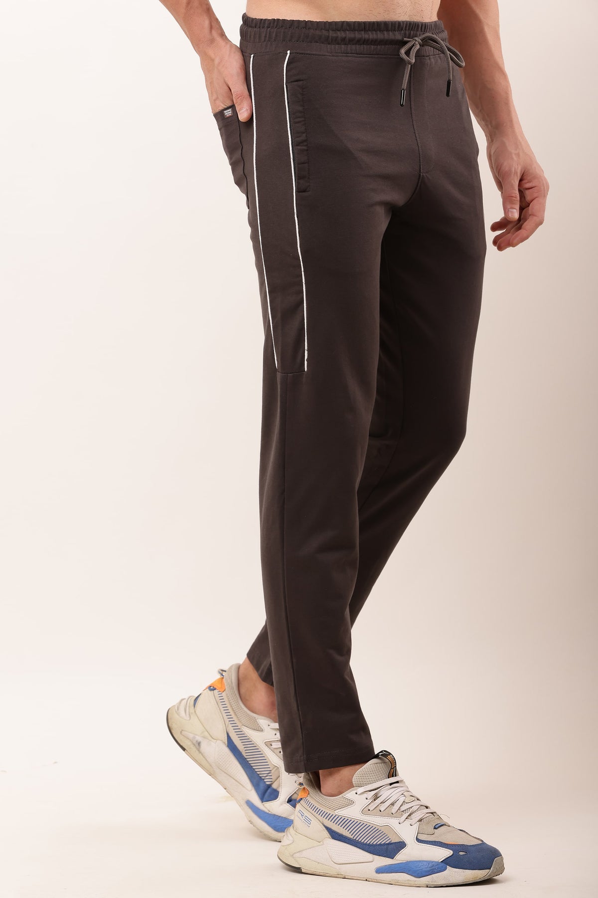 Being Deshi Men Cotton Side Tape Lounge Pyjama