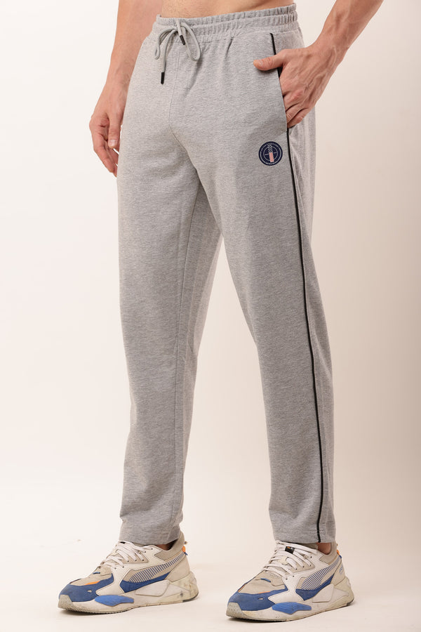 Being Deshi Men Cotton Contrast Piping Lounge Pyjama