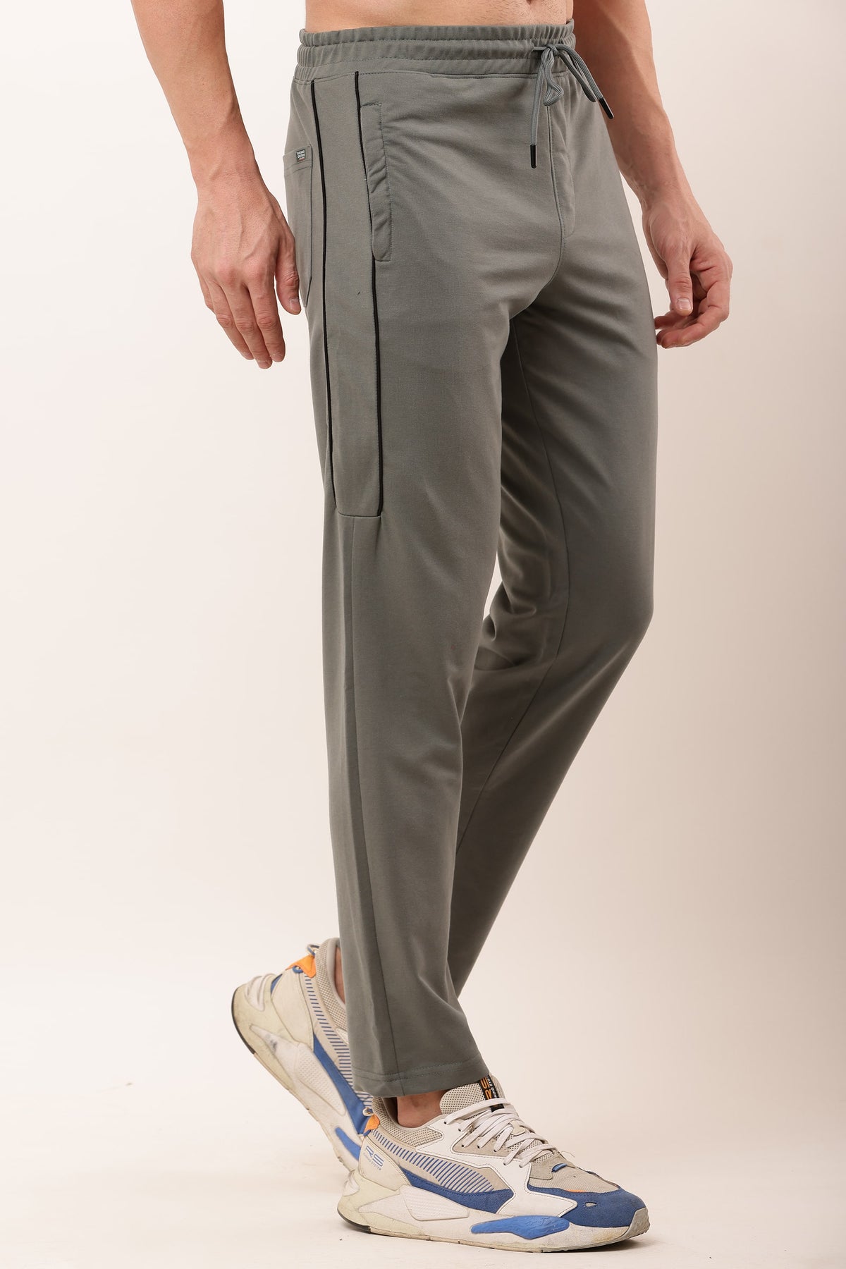Being Deshi Men Cotton Side Tape Lounge Pyjama