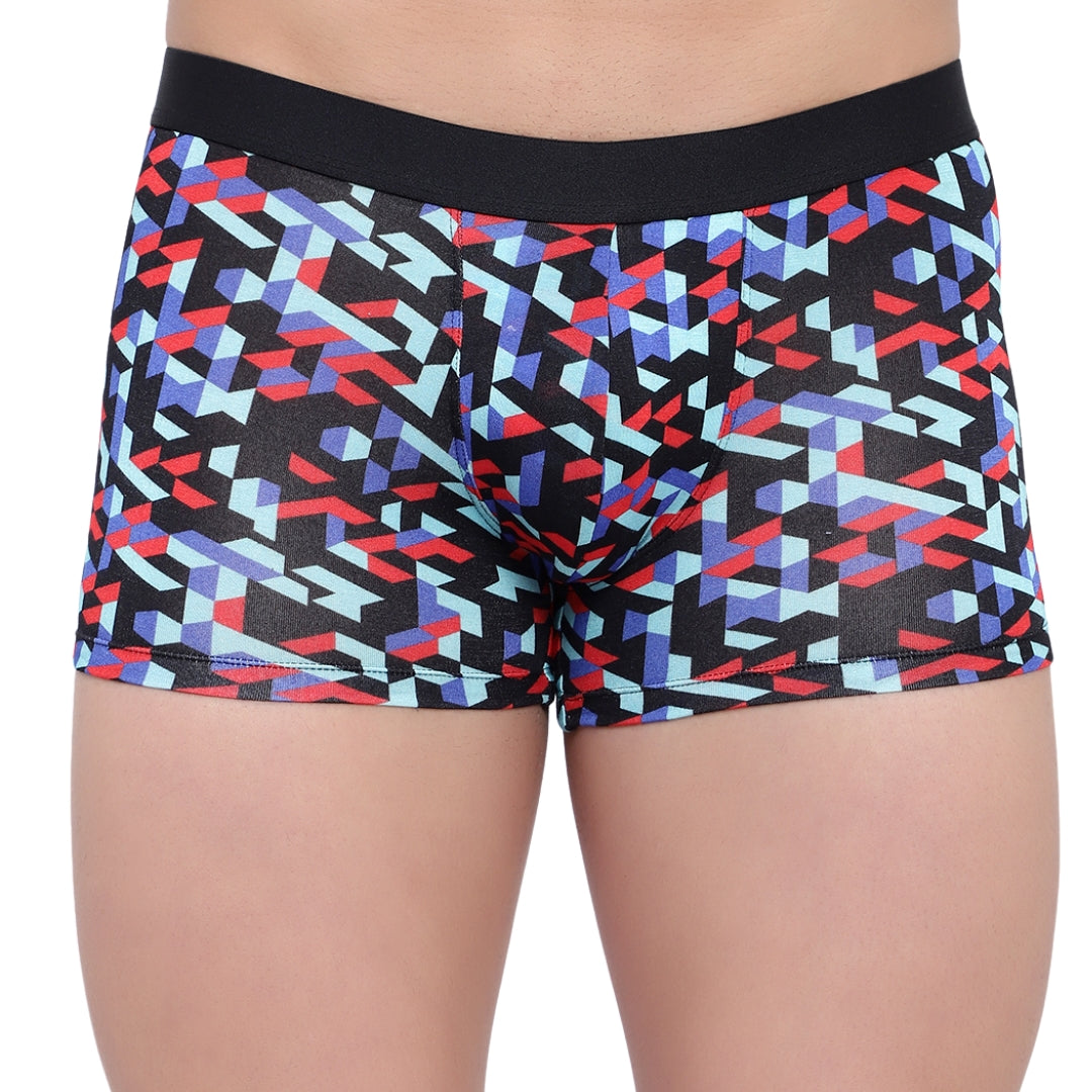 Men's Blue Star Modal Trunks Men Underwear - No Ride Up