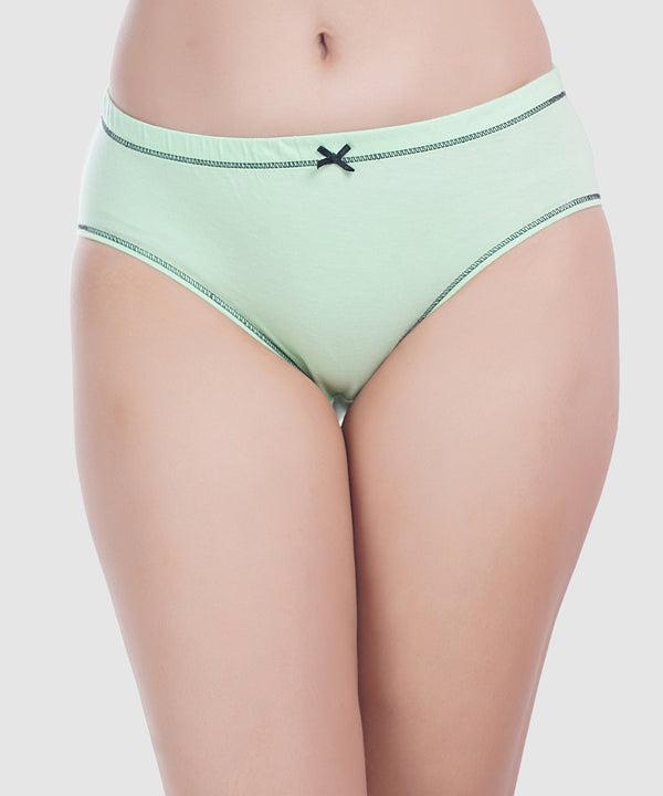 Bruchi Club Green Solid Women Panty – No Ride Up Comfort (Copy)