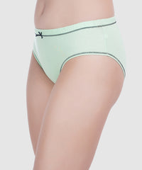 Bruchi Club Green Solid Women Panty – No Ride Up Comfort (Copy)