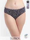 Pack of 3 Assorted Printed Cotton Women Panties – Designed by Aarti Gupta