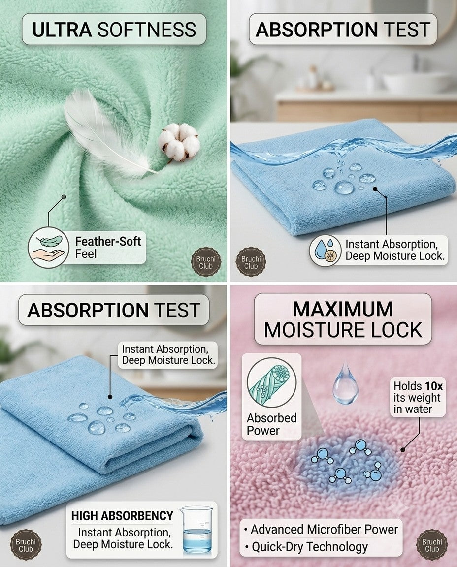 Microfiber Intimate Hygiene Towel for Men & Women | Bruchi Club