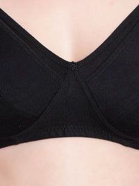 Bruchi club non padded non wired Feeding Bra - Black color