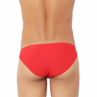 Red Ultra Soft Bamboo Briefs For Men