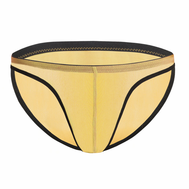 Bruchi Club Men Transparent Briefs In India  Turmeric Orange