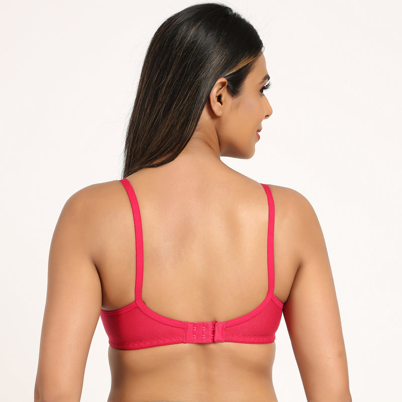 Bruchi club Everyday T-Shirt Lightly Padded Bra- Pink color