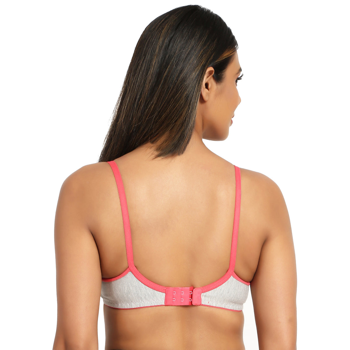 Bruchi club Women Lightly Padded Bra with 3/4th coverage-Light grey