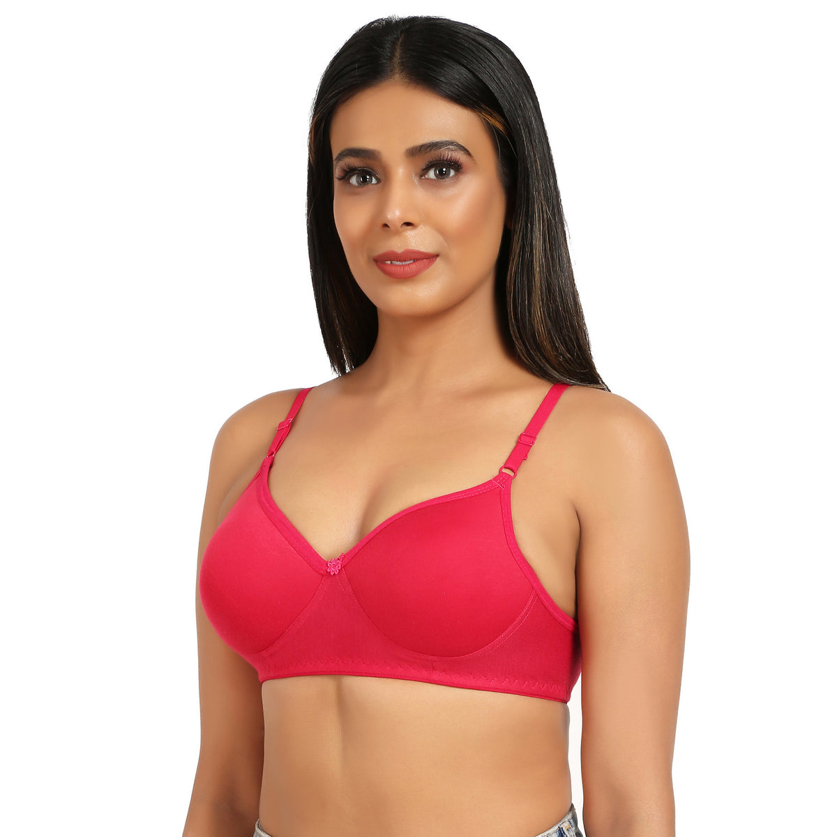 Bruchi club Everyday T-Shirt Lightly Padded Bra- Pink color