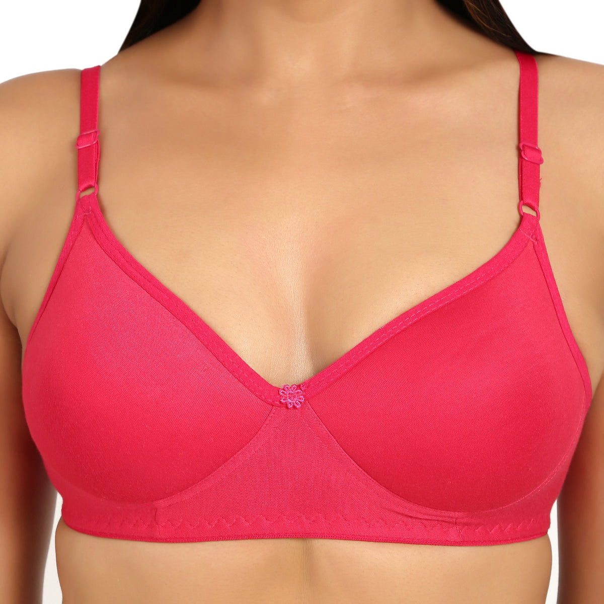 Bruchi club Everyday T-Shirt Lightly Padded Bra- Pink color