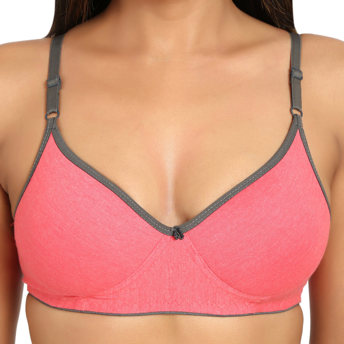 Bruchi club Women Lightly Padded Bra with 3/4th coverage-Pink color