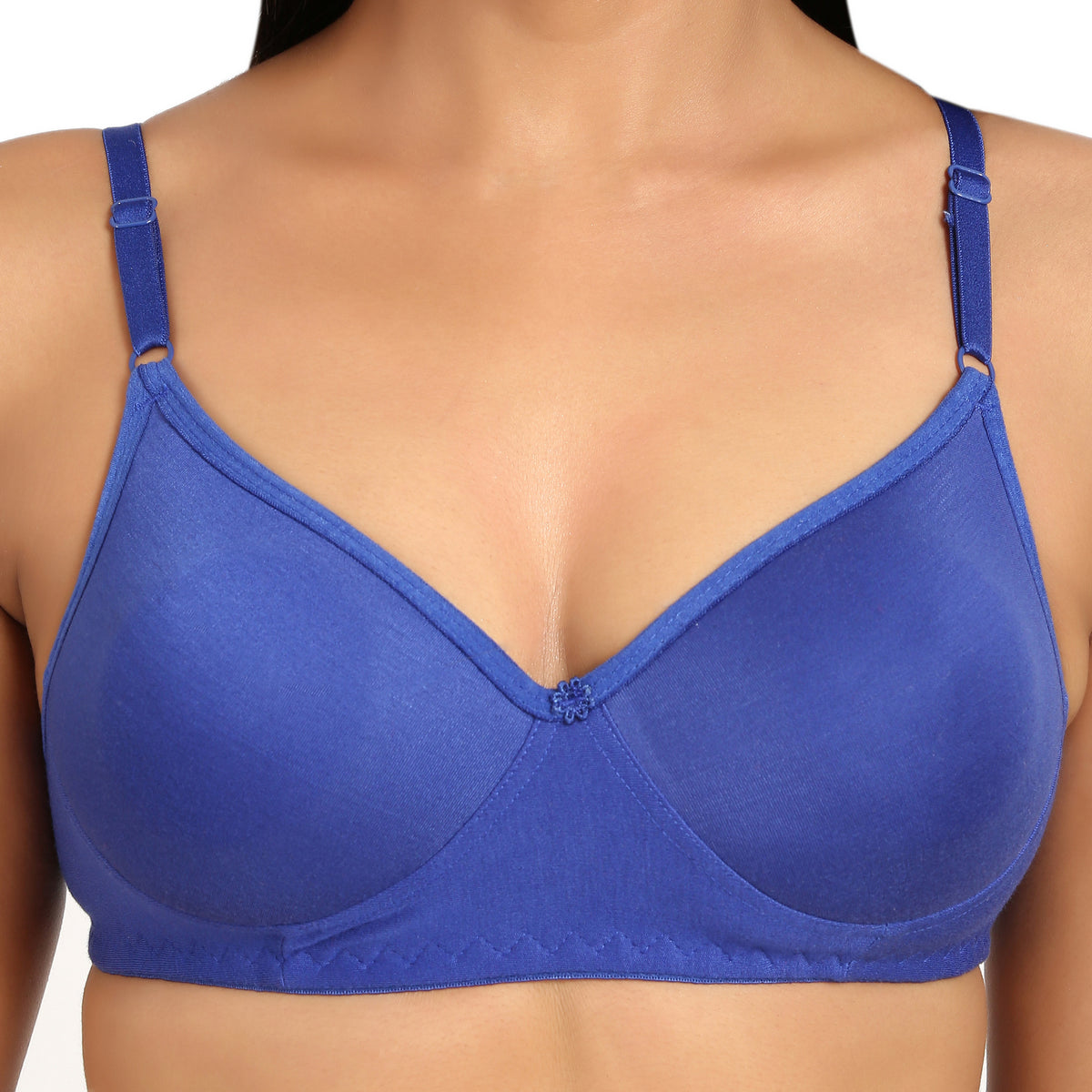 Bruchi Club Everyday T-Shirt Lightly Padded Bra- Blue Color