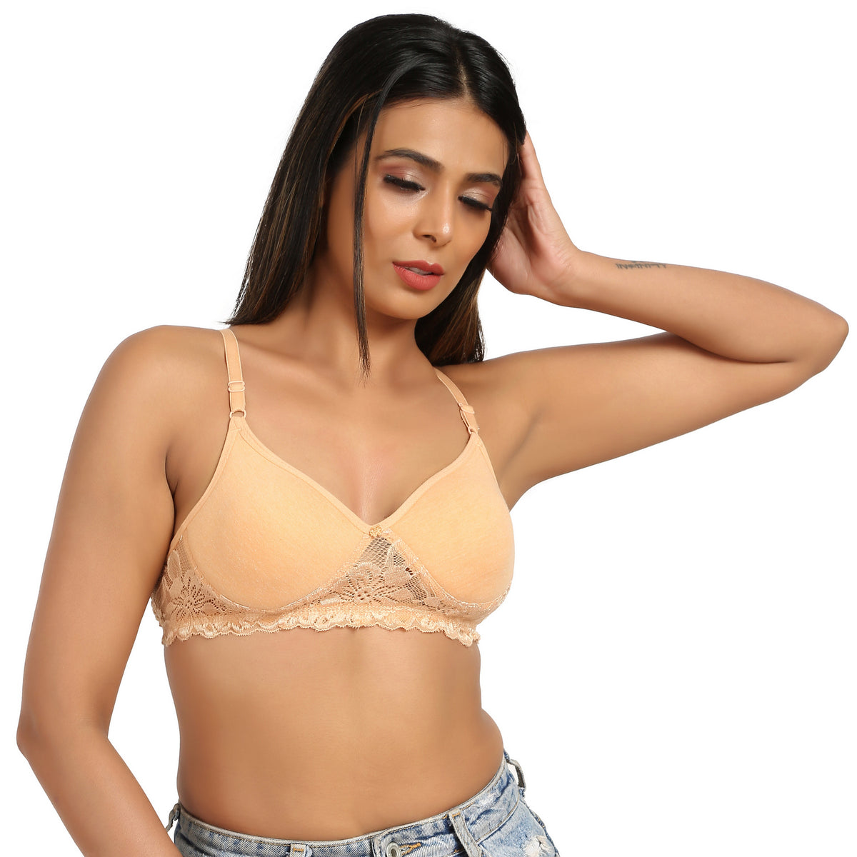 Bruchi Club Lightly Padded Non-Wired T-shirt bra- Cotton rich