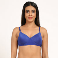 Bruchi Club Everyday T-Shirt Lightly Padded Bra- Blue Color