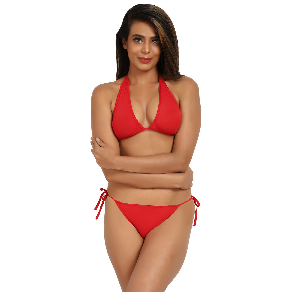 Bruchi club Red Bikini Set-Foxy Bra & Panty