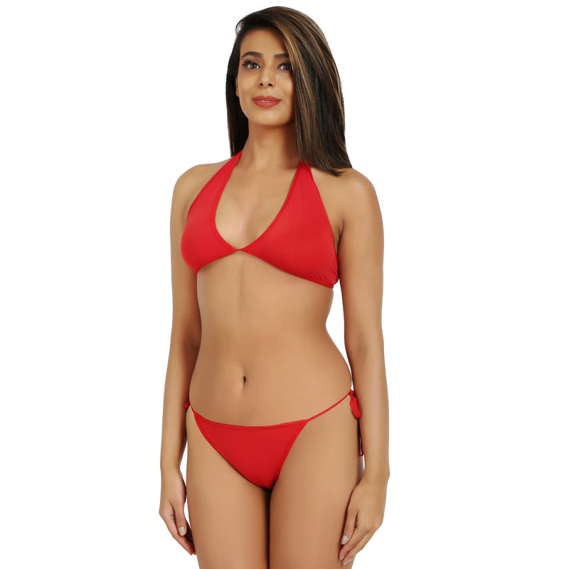 Bruchi club Red Bikini Set-Foxy Bra & Panty