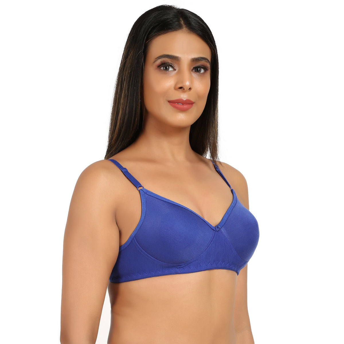 Bruchi Club Everyday T-Shirt Lightly Padded Bra- Blue Color