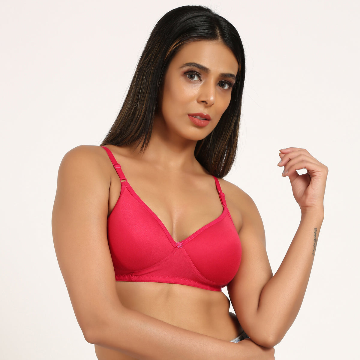 Bruchi club Everyday T-Shirt Lightly Padded Bra- Pink color