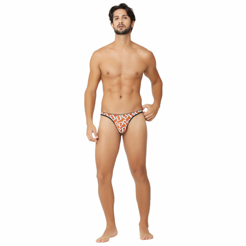 Bruchi Club Printed Supima Modal Men's Thongs
