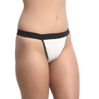 Bruchi Club Black & Nude Sheer Tanga Panty