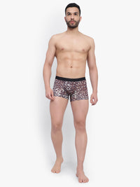 Men's Anti-Bacterial Micro Modal Trunks Jaguar Print