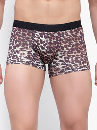 Men's Anti-Bacterial Micro Modal Trunks Jaguar Print