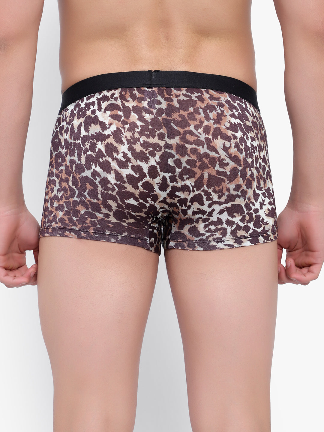 Men's Anti-Bacterial Micro Modal Trunks Jaguar Print