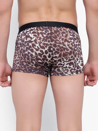 Men's Anti-Bacterial Micro Modal Trunks Jaguar Print