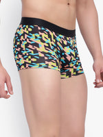 Men's Anti-Bacterial Micro Modal Trunks Yellow BLue Cocktail